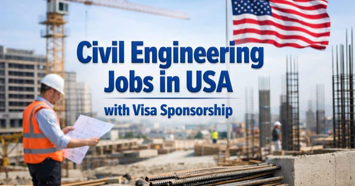Civil Engineering Jobs in USA with Visa Sponsorship
