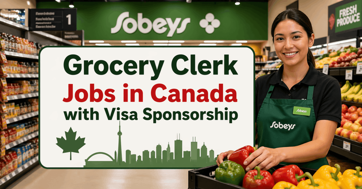 Grocery Clerk Jobs in Canada with Visa Sponsorship