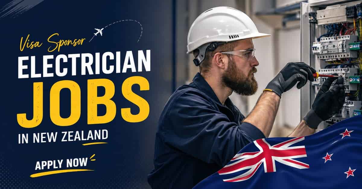 Visa Sponsor Electrician Jobs in New Zealand