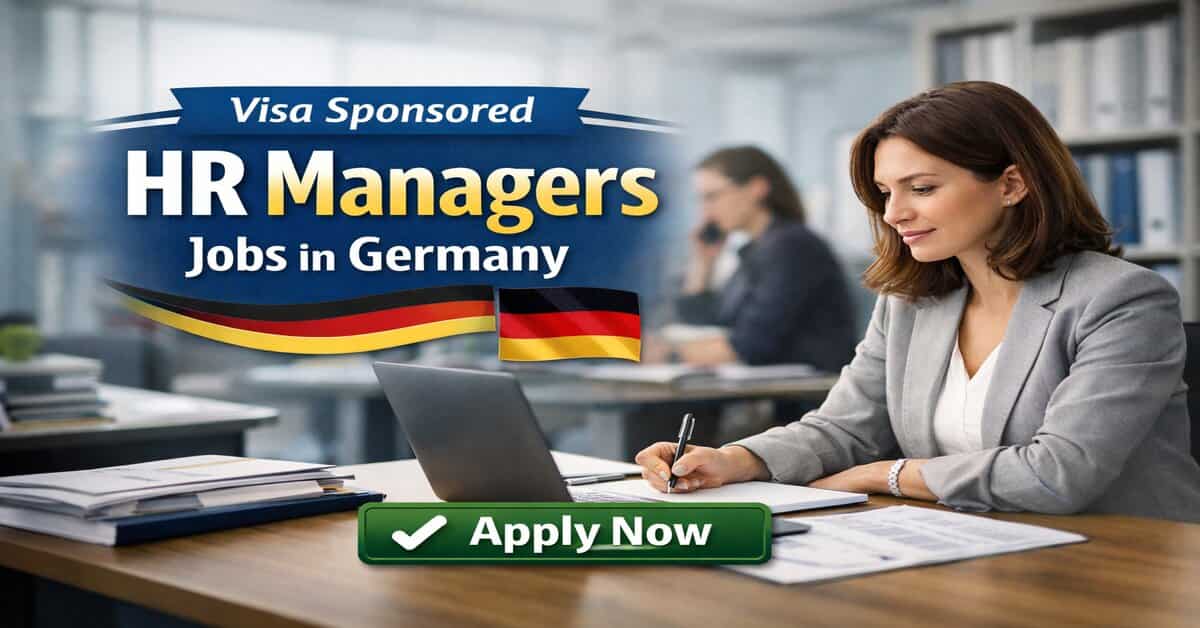 Visa Sponsored HR Managers Jobs in Germany