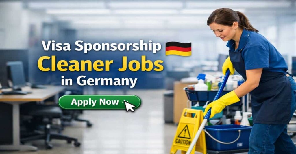 Visa Sponsorship Cleaner Jobs in Germany