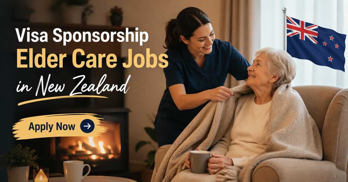 Visa Sponsorship Elder Care Jobs in New Zealand