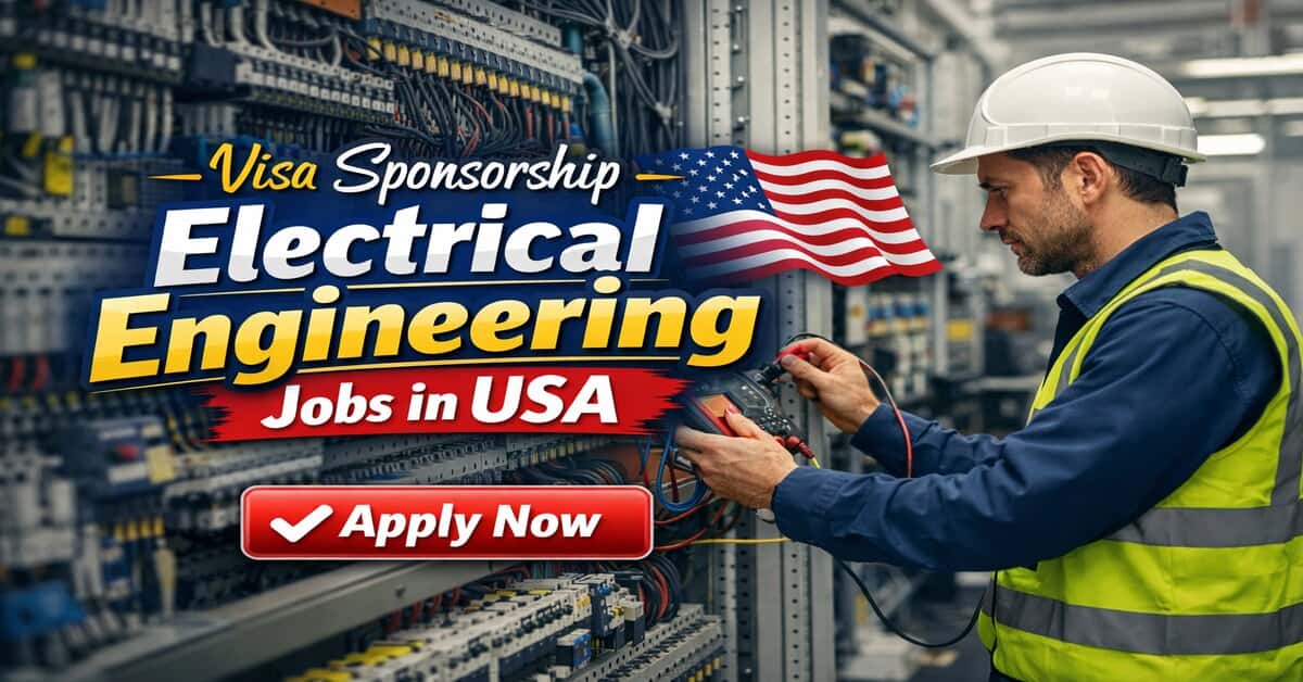 Visa Sponsorship Electrical Engineering Jobs in USA
