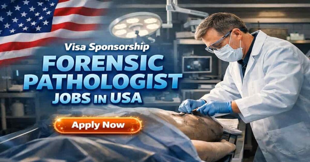 Visa Sponsorship Forensic Pathologist Jobs in USA