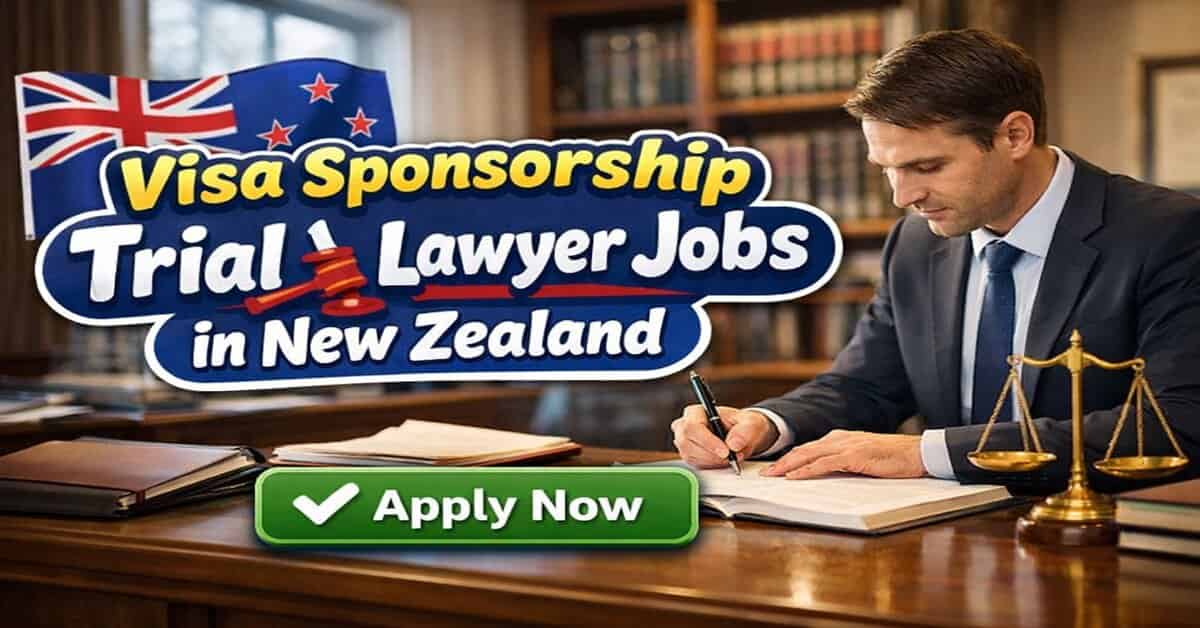 Visa Sponsorship Trial Lawyer Jobs in New Zealand