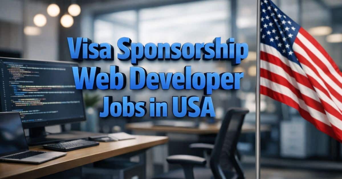 Visa Sponsorship Web Developer Jobs in USA