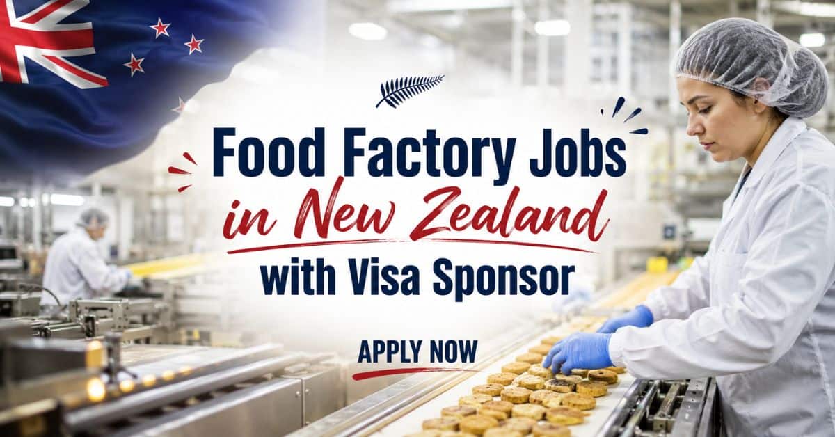Food Factory Jobs in New Zealand with Visa Sponsor
