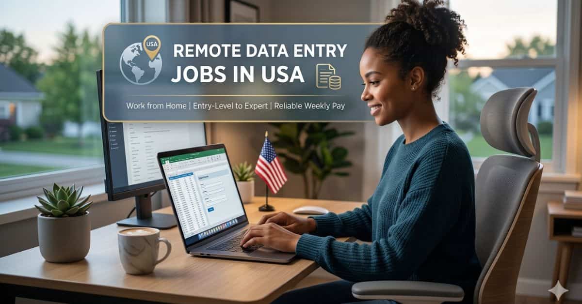 Remote Data Entry Jobs in USA