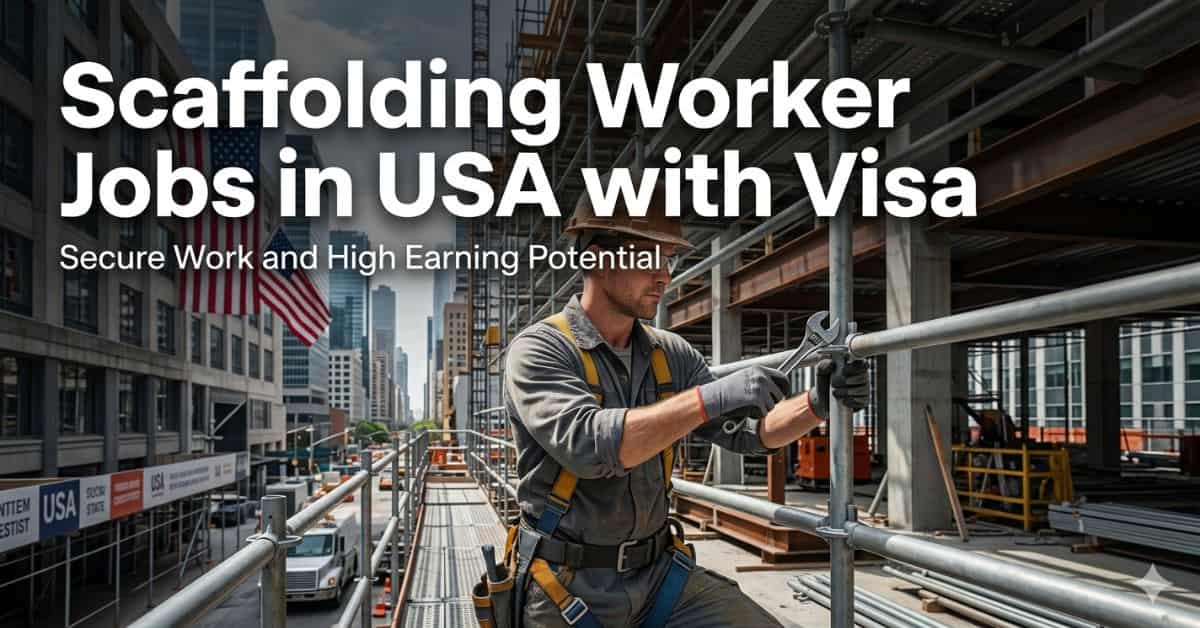 Scaffolding Worker Jobs in USA with Visa