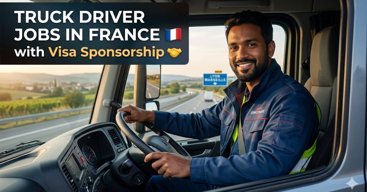 Truck Driver Jobs in France with Visa Sponsorship