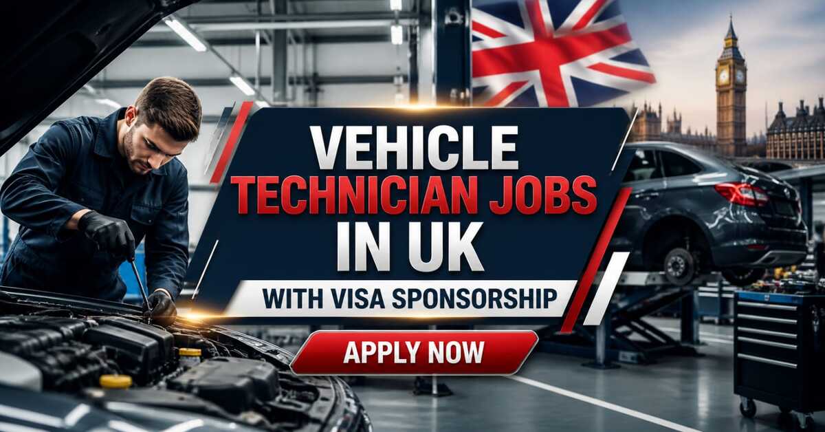 Vehicle Technician Jobs in UK with Visa Sponsorship