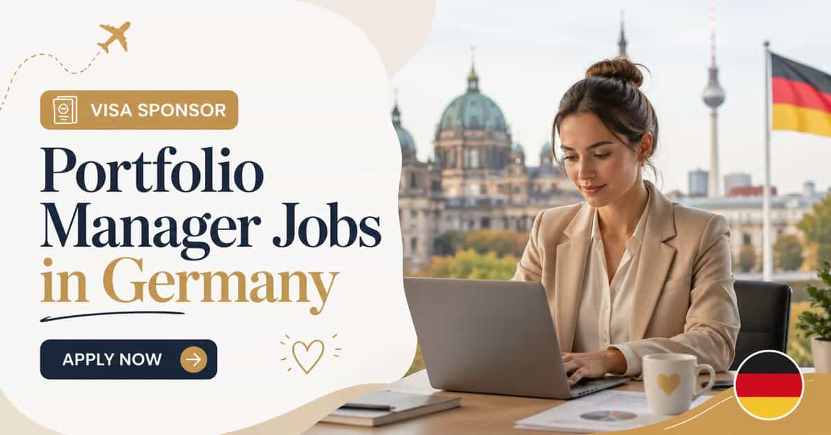 Visa Sponsor Portfolio Manager Jobs in Germany