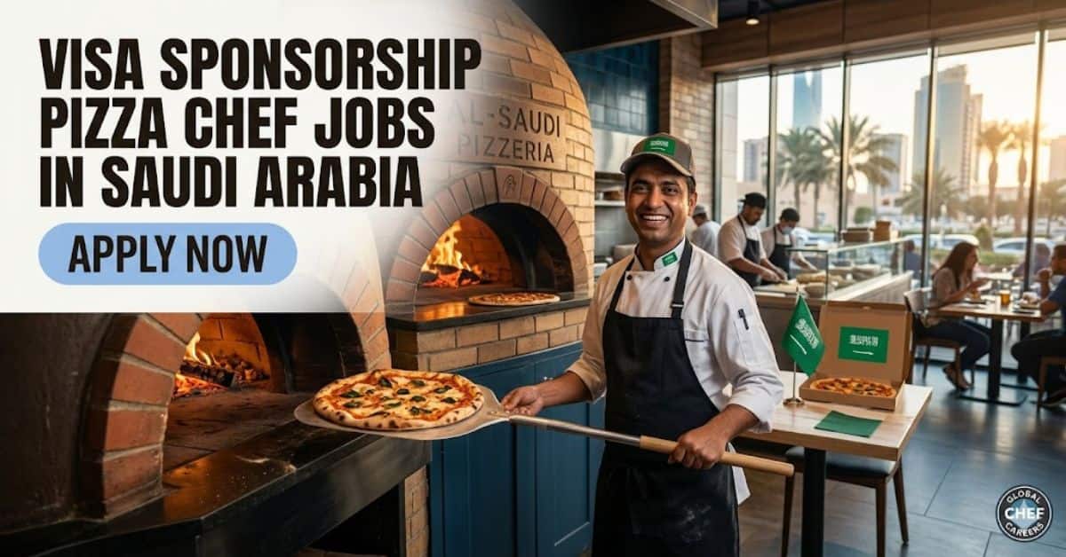 Visa Sponsorship Pizza Chef Jobs in Saudi Arabia