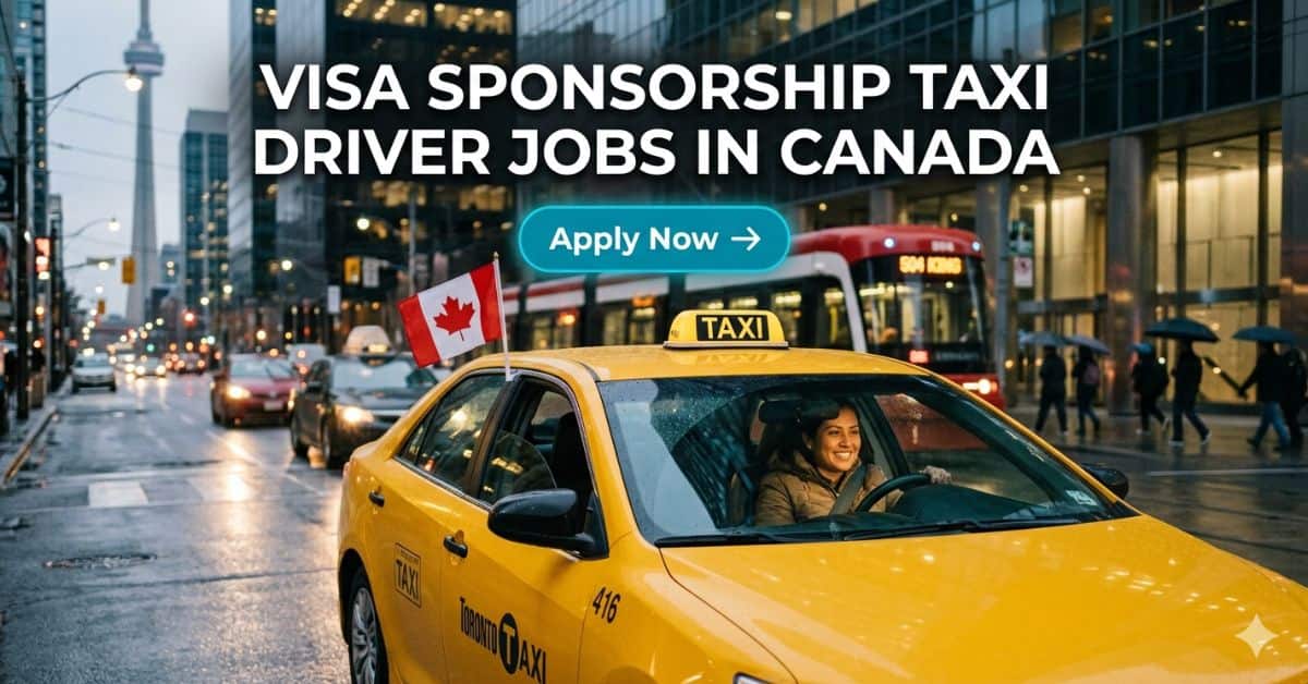 Visa Sponsorship Taxi Driver Jobs in Canada