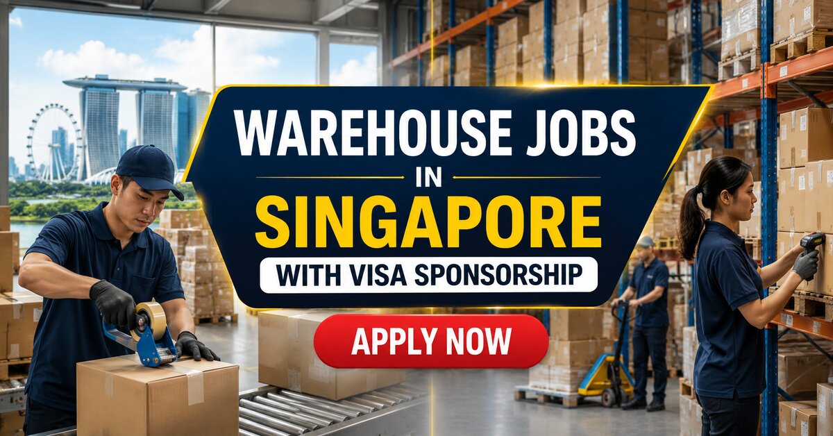 Warehouse Jobs in Singapore with Visa Sponsorship