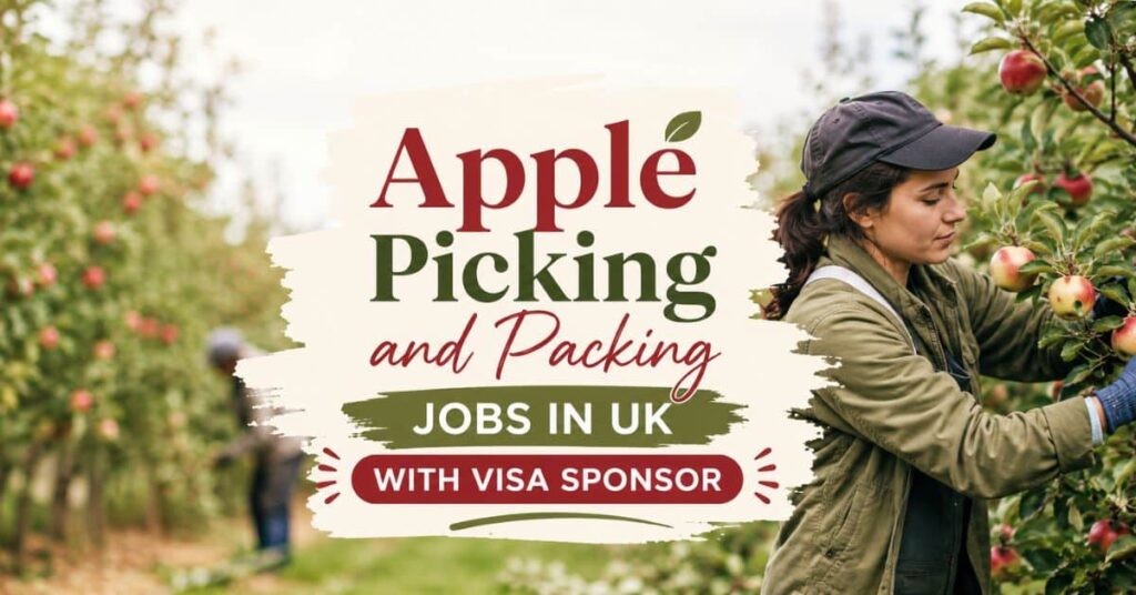 Apple Picking and Packing Jobs in UK With Visa Sponsor