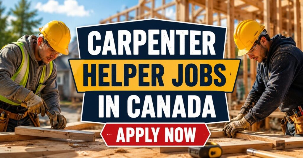 Carpenter Helper Jobs in Canada