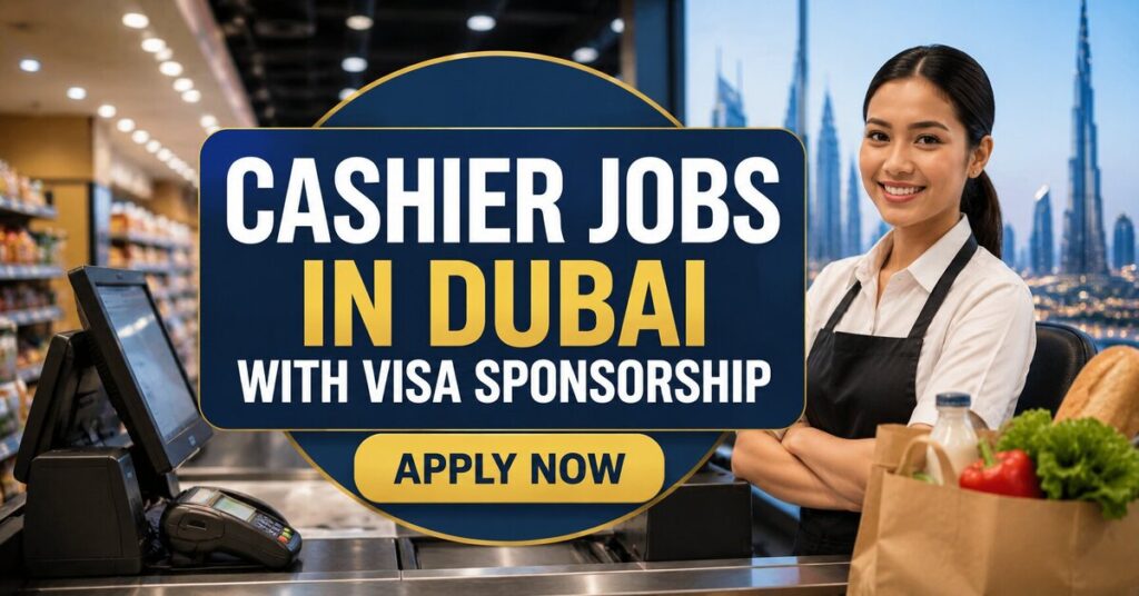 Cashier Jobs in Dubai with Visa Sponsorship
