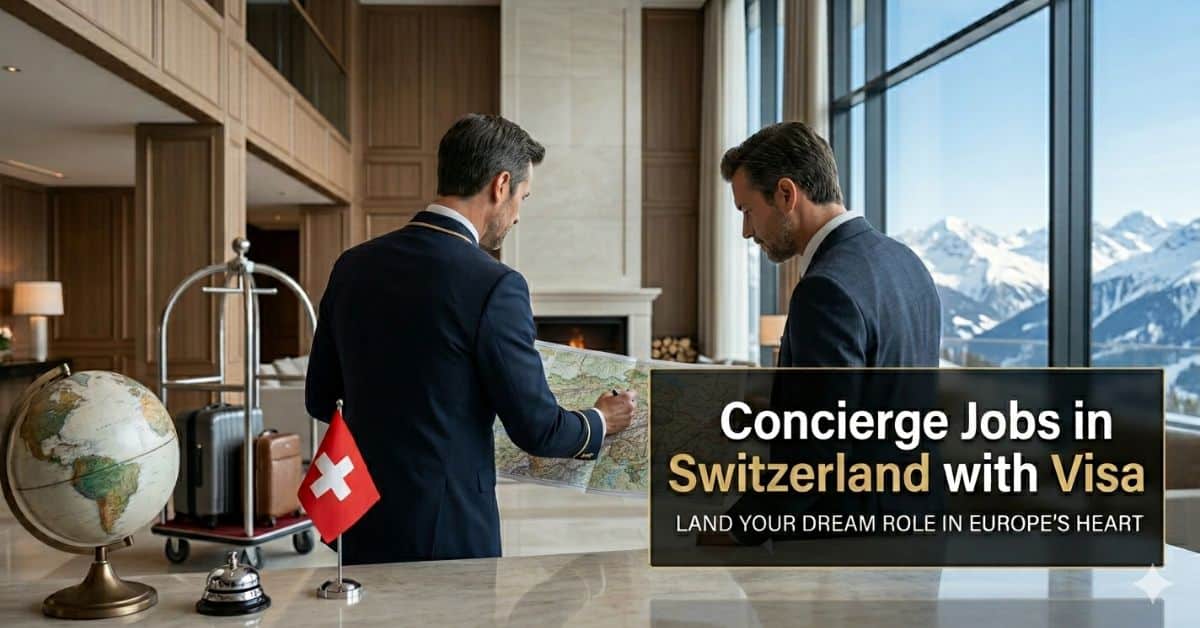 Concierge Jobs in Switzerland with Visa