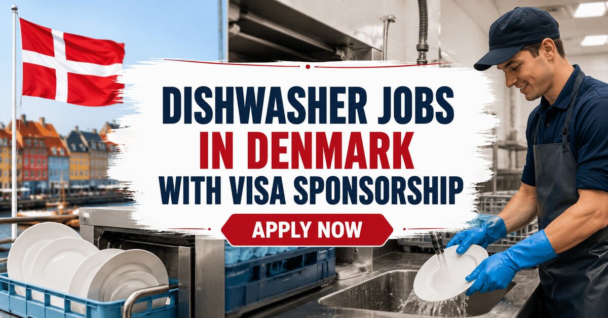 Dishwasher Jobs in Denmark with Visa Sponsorship