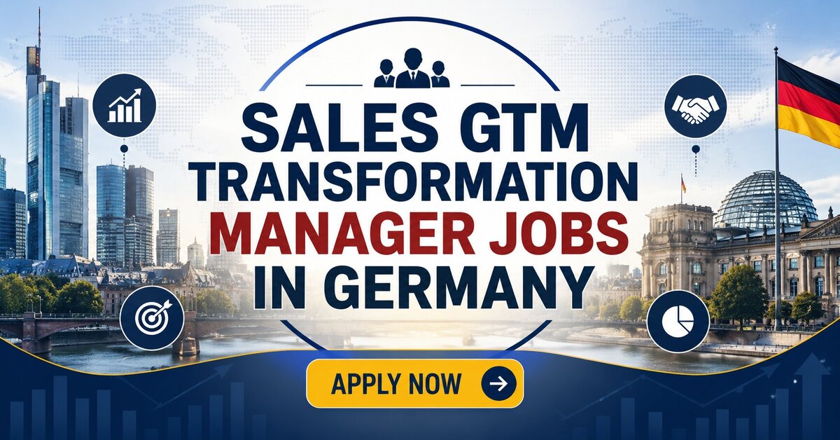 Sales GTM Transformation Manager Jobs in Germany