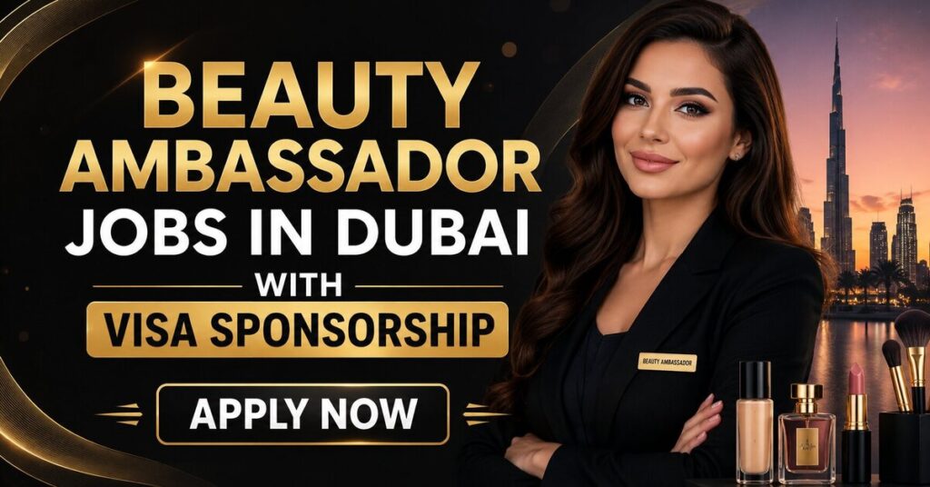Beauty Ambassador Jobs in Dubai with Visa Sponsorship