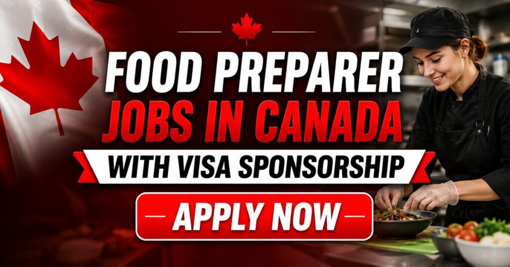 Food Preparer Jobs in Canada with Visa Sponsorship