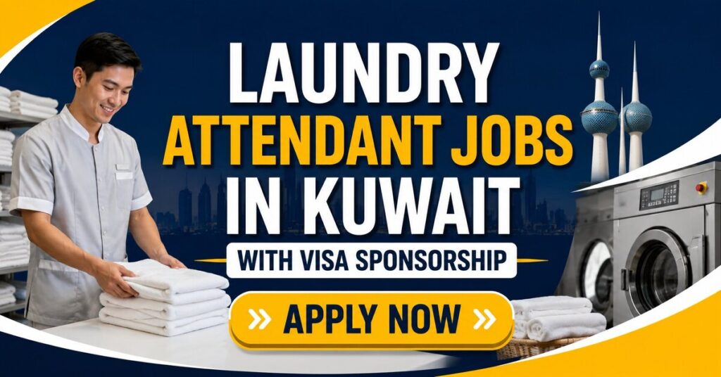 Laundry Attendant Jobs in Kuwait with Visa Sponsorship