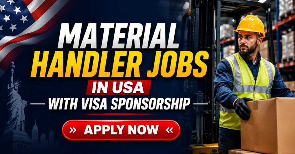 Material Handler Jobs in USA with Visa Sponsorship