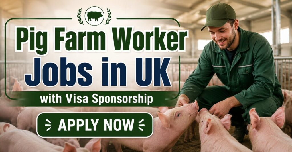 Pig Farm Worker Jobs in UK with Visa Sponsorship
