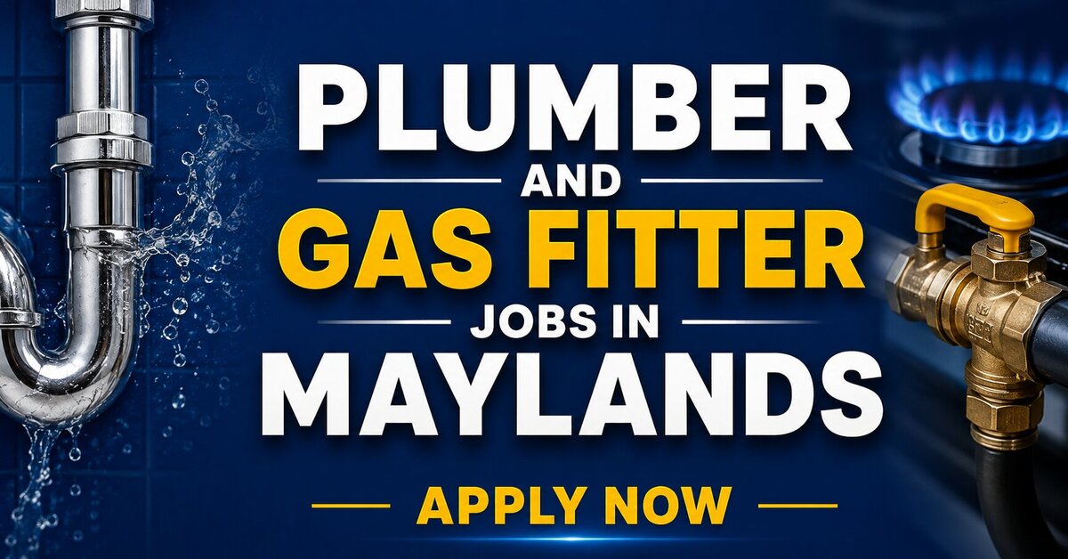 Plumber and Gas Fitter Jobs in Maylands