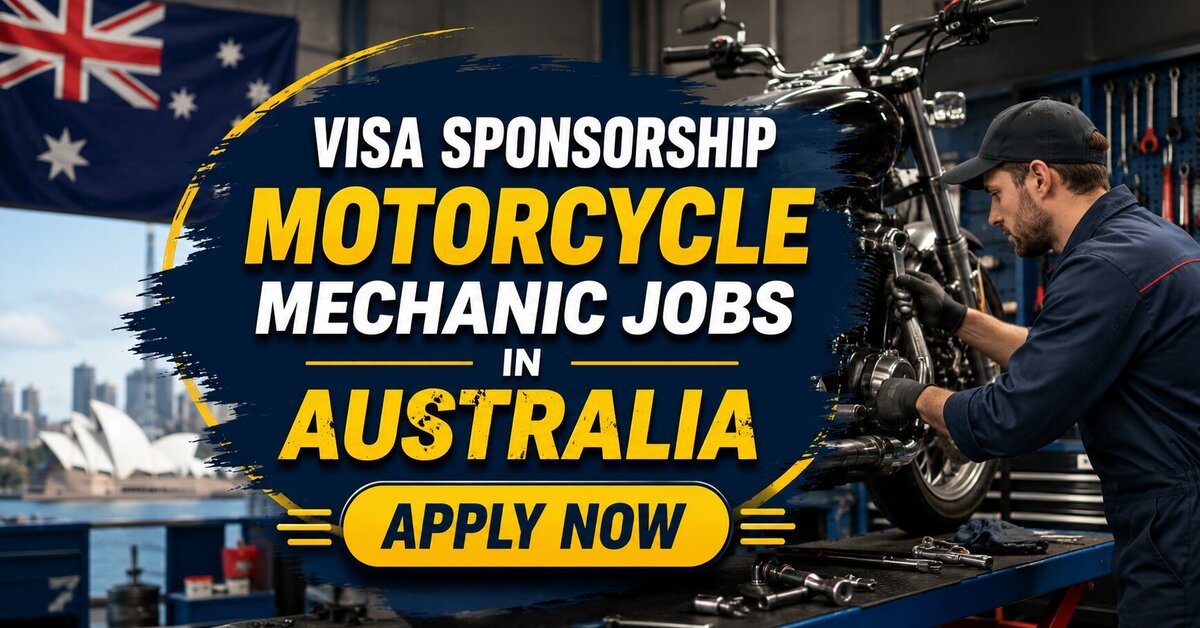 Visa Sponsorship Motorcycle Mechanic Jobs in Australia
