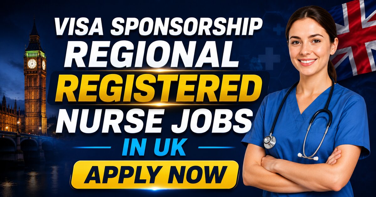 Visa Sponsorship Regional Registered Nurse Jobs in UK